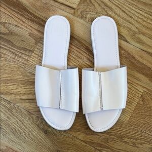 Sleek baby Pink Slide Sandals